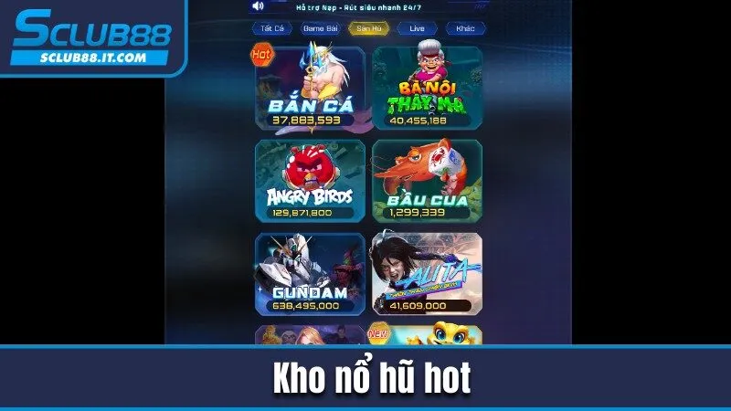 Sclub88 – Nhà Cái Cá Cược Trực Tuyến Uy Tín Số 1 Việt Nam 2025 {runningwave.uk.com} 25 Kho nổ hũ hot